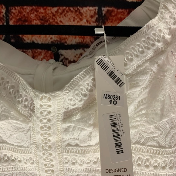 Morning Mist White Jumpsuit NWT - Picture 2 of 8